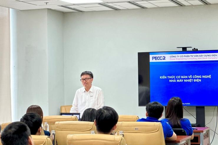 Chủ tịch Nguyễn Chơn Hùng đào tạo về nhà máy nhiệt điện: “Đòn bẩy” cho hoạt động đào tạo nội bộ PECC2